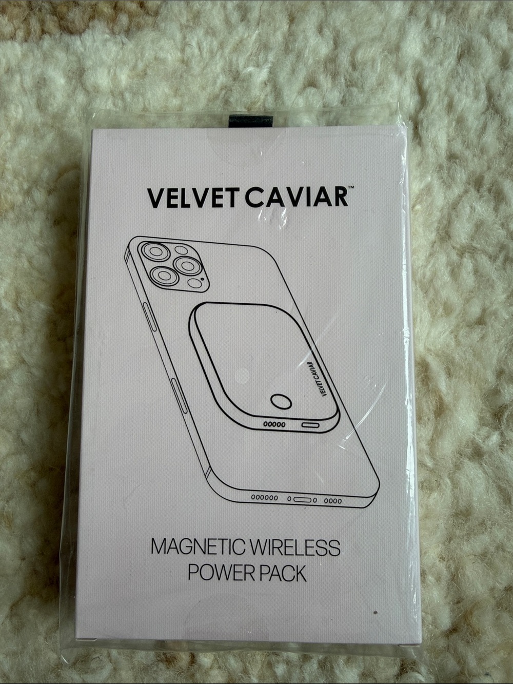 Velvet Caviar Magnetic Wireless Power Pack - White